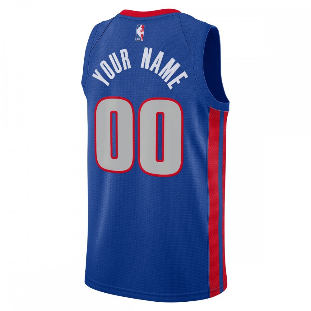 Detroit Pistons 2020/21 Swingman Custom Jersey Blue - City Edition-Pro Kit Vault | Brand New 26/27 Sports Jerseys